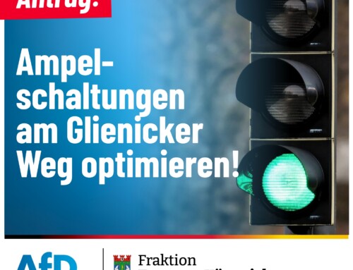 Ampelschaltungen am Glienicker Weg optimieren