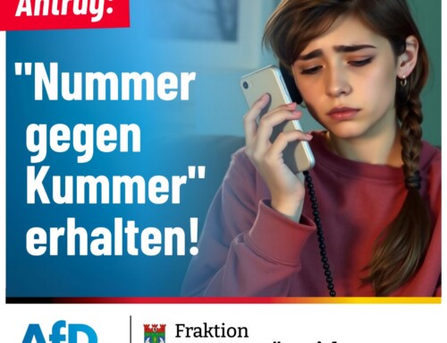 „Nummer gegen Kummer“ erhalten (I) 