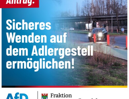 Sicheres Wenden auf dem Adlergestell ermöglichen 