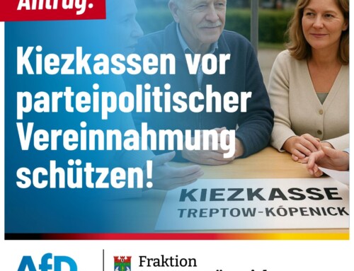 Kiezkassen vor parteipolitischer Vereinnahmung schützen 