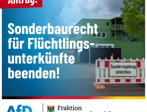 Sonderbaurecht für Flüchtlingsunterkünfte beenden 
