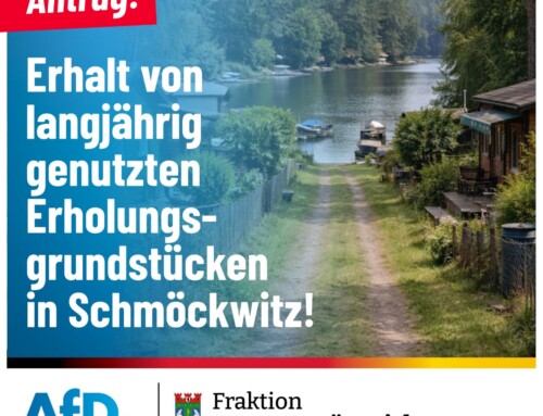 Erhalt von langjährig genutzten Erholungsgrundstücken in Schmöckwitz 